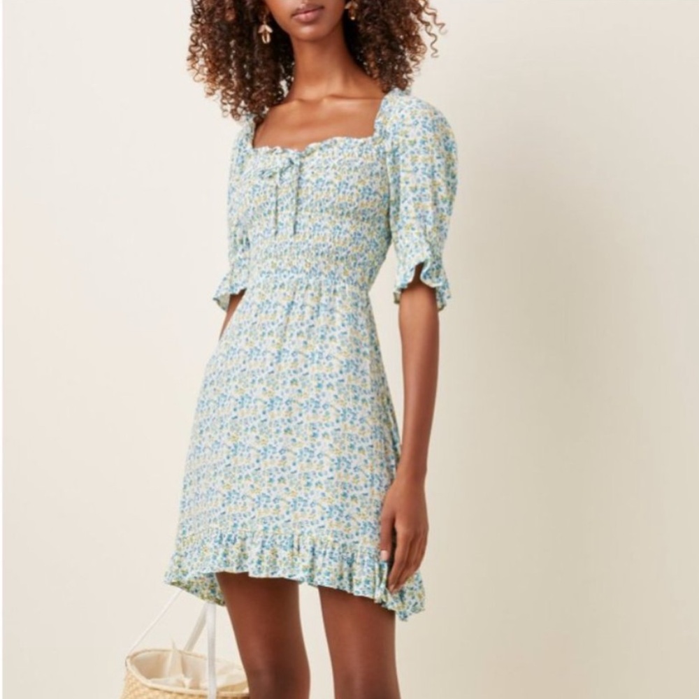 Faithfull The Brand Donna Mini Floral Dress NWT